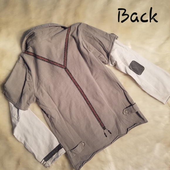 Mini Shiatsu Set of 2 Long Sleeved Fun Shirts sz6 - Picture 8 of 13